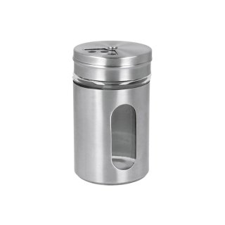 METALTEX Gewürzstreuer Glas/Edelstahl 5x8,2cm 100ml