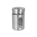 METALTEX Gewürzstreuer Glas/Edelstahl 5x8,2cm 100ml