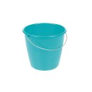 KEEEPER Eimer mit Stahlbügel 5 l Ø24cm aqua blue