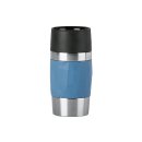 EMSA Isolierbecher Travel Mug Compact 0,3l Manschette blau