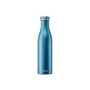 LURCH Thermo-Isolierflasche Edelstahl 0,75l wasserblau