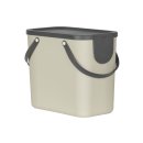 ROTHO Abfallbehälter Albula 25l 40x23,5x34cm cappuccino