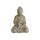 Buddha mit Solar Licht Magnesia 31,5x27x44cm