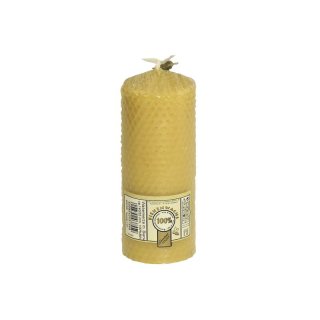 GEBR.STEINHART Wabenkerze 100% Bienenwachs mit Biene 14x5,5cm
