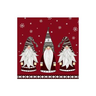 PAPER + DESIGN Lunch-Serviette 33x33cm Gnome