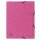 EXACOMPTA Eckspannermappe Colorspan A4 mit Gummizug pink