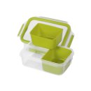 EMSA Clip & Go Snack mit Einsätzen rechteckig 0,55L