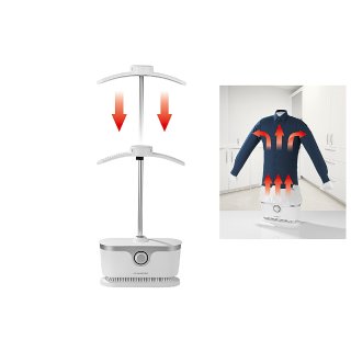 CLEANMAXX Hemdenbügler silber/weiß für Hemden & Blusen