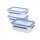 EMSA Frischhaltedose Clip & Close 1l 3er Set blau