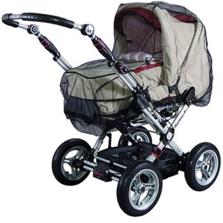 SUNNYBABY Insektennetz schwarz, für Kinderwagen