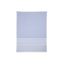 FUSSENEGGER Kids Waffeldecke Streifen 90x70cm bleu