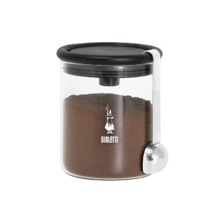 BIALETTI Kaffee-Aromabehälter Glas für 250gr gemahlenen Kaffee