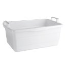 LOCKWEILER Wanne 50x35x20cm 26l eckig Kunststoff weiß