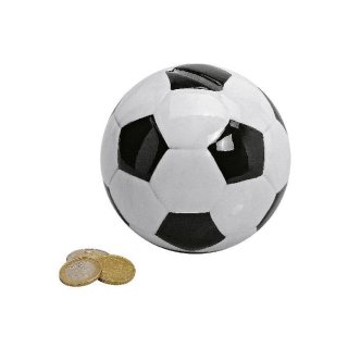 Spardose Fußball Keramik Ø10cm