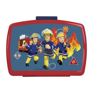 P:OS Brotdose Feuerwehrmann Sam 17x13,5x6,5cm mit Einsatz Melamin