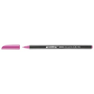 EDDING Faserschreiber 1200 Color Pen rosa