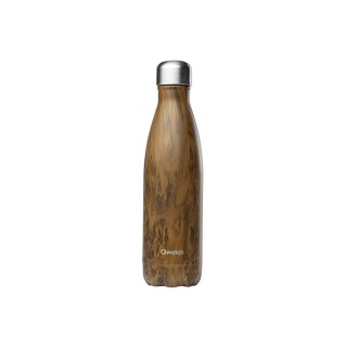 QWETCH Thermoflasche Wood 500ml
