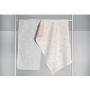 FUSSENEGGER Schmusedecke Herzchen Filz 70x90cm Baumwolle/...