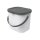ROTHO Abfallbehälter Albula 6l 23,5x20x20,8cm mistletoe white