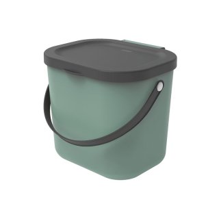 ROTHO Abfallbehälter Albula 6l 23,5x20x20,8cm mistletoe green
