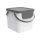ROTHO Abfallbehälter Albula 40l 39,8x35,8x33,9cm mistletoe white