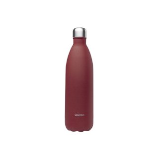 QWETCH Thermoflasche Granité 1l rot