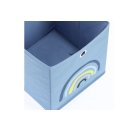 ZELLER PRESENT Aufbewahrungsbox Blue Rainbow Vlies blau