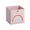 ZELLER PRESENT Aufbewahrungsbox Rosy Rainbow Vlies...