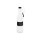 DOSEN-ZENTRALE Gradhalsflaschen 500ml weiß mit Kreidefeld und 28mm PP-Verschluss schwarz