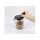 DOSEN-ZENTRALE Drahtbügelglas 750ml komplett montiert mit Drahtbügel und schwarzem Glasdeckel