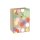 SANDER-WIELER Geschenktüte Konfetti groß 13,6x26,3x32,3cm KraftpapierFolienprägung