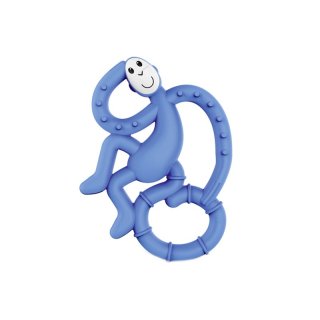 MATCHSTICK MONKEY Beißring Affe mini blau