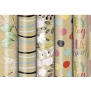 ZOEWIE Geschenkpapier Urban Nature 200x70cm 60 g/m²...