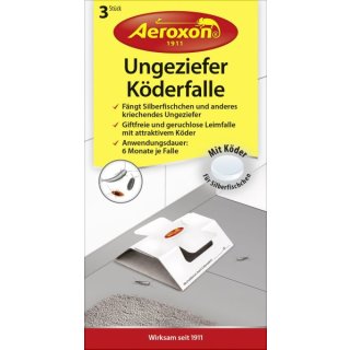 AEROXON Ungeziefer-Köderfalle 3er