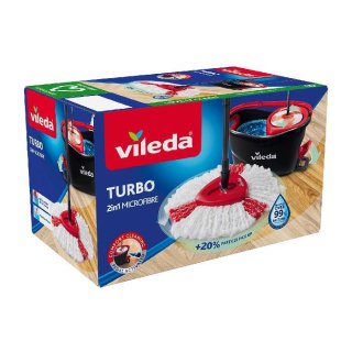 VILEDA Wischmop Set Turbo Easy Wring & Clean 3teilig