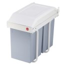 HAILO Einbaueimer Multi-Box duo L 2x14l weiß