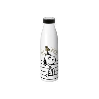 GEDA Isolierflasche Edelstahl Peanuts All Smiles 500ml