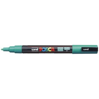 UNIBALL Marker POSCA PC-3M smaragdgrün