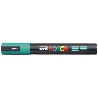 UNIBALL Marker POSCA PC-5M smaragdgrün