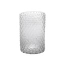 SANDRA RICH Zylindervase Diamond Glas Ø10cm H15cm