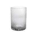 SANDRA RICH Zylindervase Diamond Glas Ø10cm H20cm