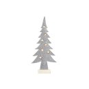 Weihnachtsbaum Filz 7LED 52cm grau