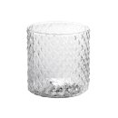 SANDRA RICH Zylindervase Diamond Glas Ø11cm H10cm