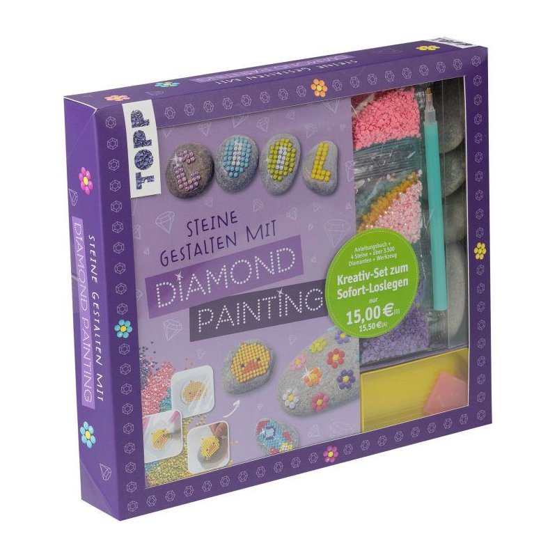 Demiawaking 5D DIY Diamant-Malerei Set – Strass-Steine Zum Aufkleben Für Wandbild, Deko Für Zuhause