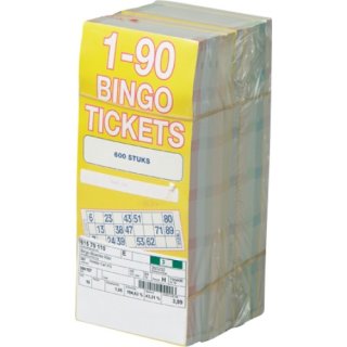 Bingo/Lotto Ersatzbloecke 90e