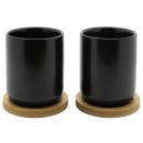 BREDEMEIJER Teebecher Umea mit Untersetzer 200ml 2er Set...