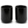 BREDEMEIJER Teebecher Umea mit Untersetzer 200ml 2er Set schwarz