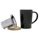 BREDEMEIJER Teebecher Bamboo 400ml mit Filter und Deckel...