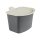 KOZIOL Bio-Abfall-Behälter Bibo nature ash grey
