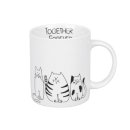 KÖNITZ Kaffeebecher Funny cats 330ml